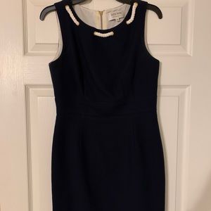 Navy, nice professional dress!